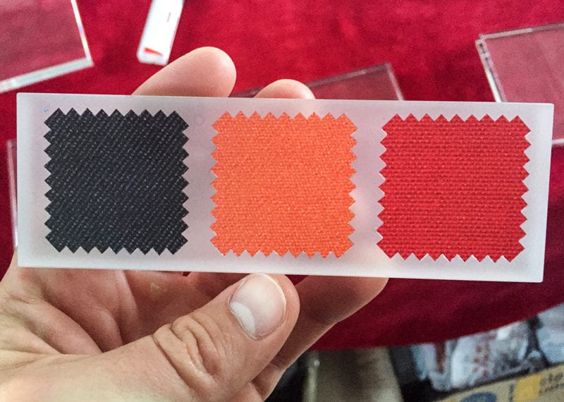 Custom Fabric Options For Award Finishes By Cristaux