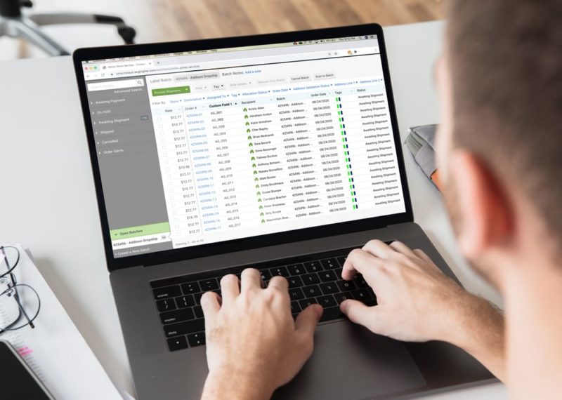 Laptop drop ship software