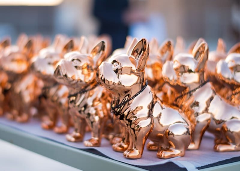 Custom Gold French Bull Dog Stormy Awards by ChenRui Gift
